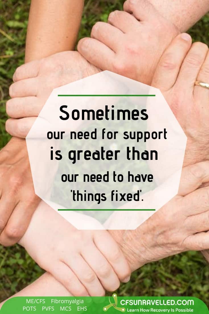 Support is more powerful than the need for it