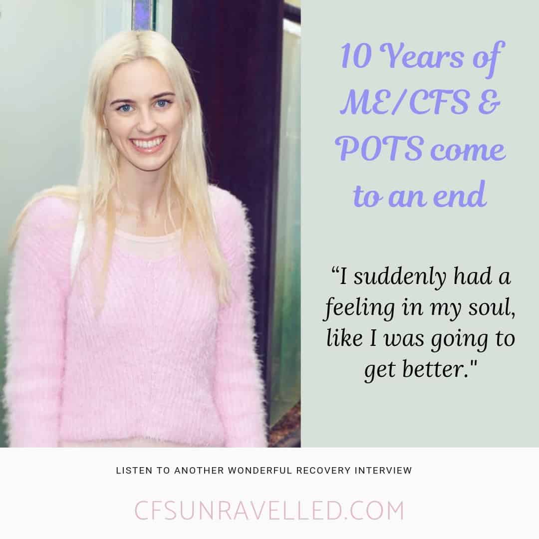 Kiki celebrates recovery from ME/CFS POTS after 10 years