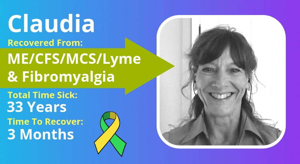 picture of Claudia with ME/CFS/MCS/Lyme/Fibromyalgia recovery details