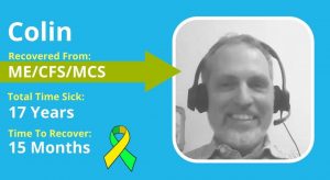 Colin recovers from ME/CFS & MCS image